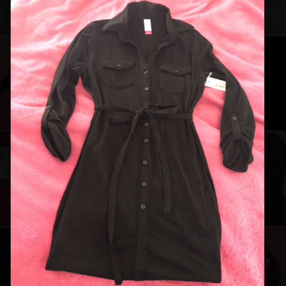 NWT collared dress 💕⚫️
